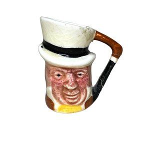 Vintage Miniature Toby Mug Lancaster Sandland Hand Painted England